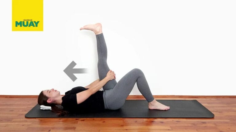 Estiramiento activo asistido de isquiotibiales